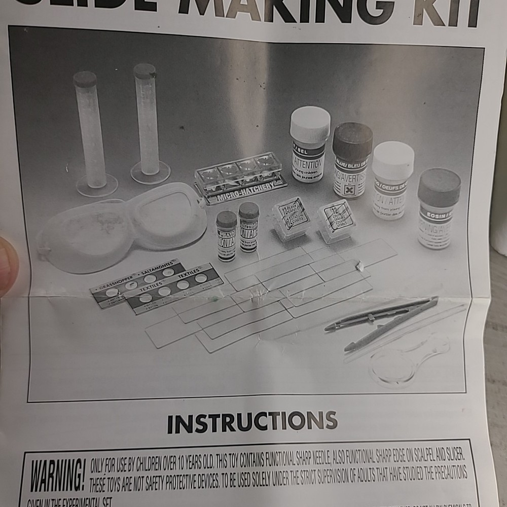 Elenco Science Tech Slide Making Biology Lab Kit EUC