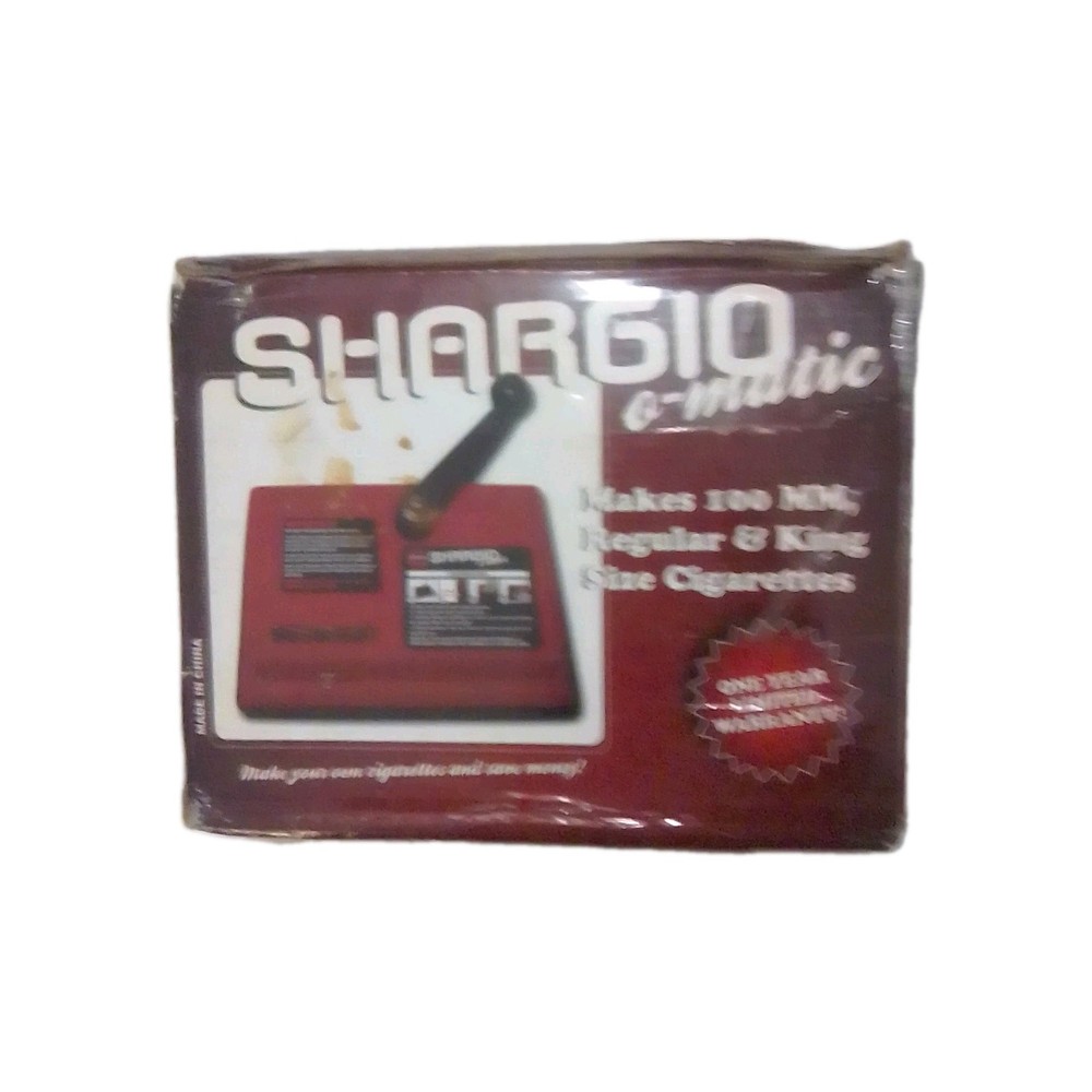 Shargio Cigarette Making Machine. Makes 100mm, Regular & King Size Cigarettes.