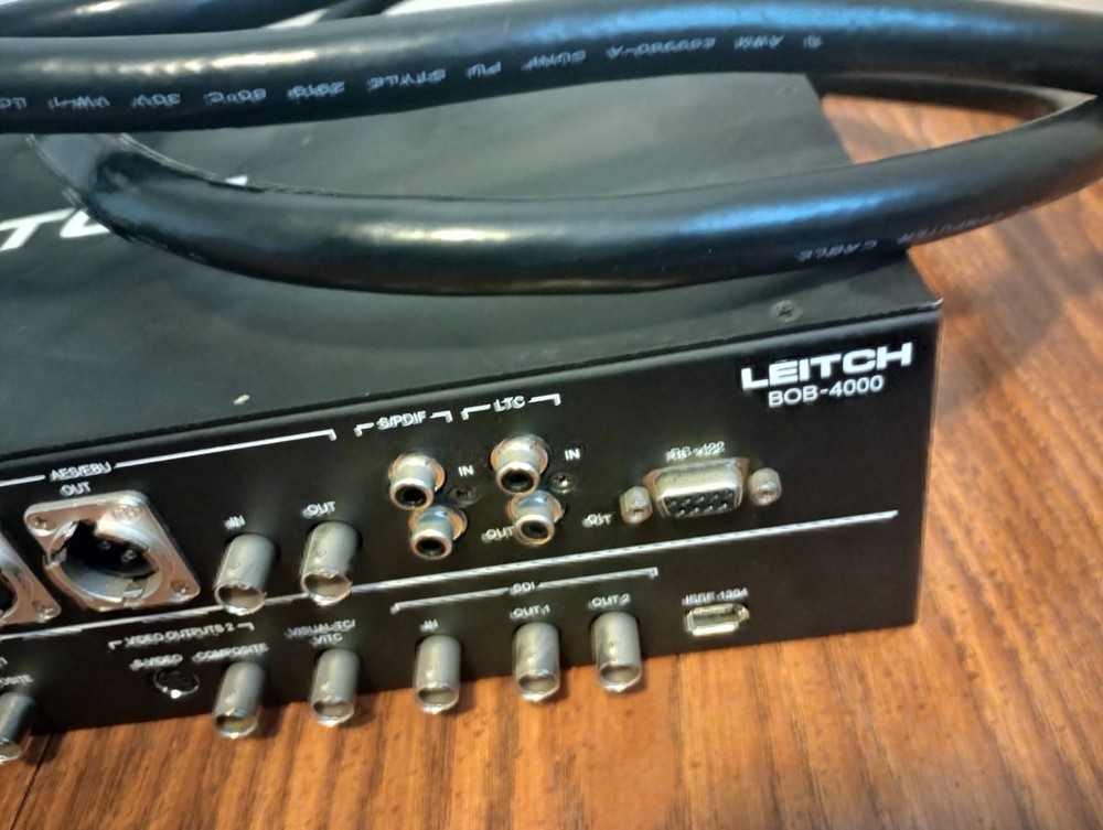 Leitch BOB4000 Professional AV Breakout Box UNTESTED!