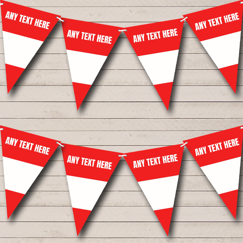Austrian Flag Austria Birthday Party Banner