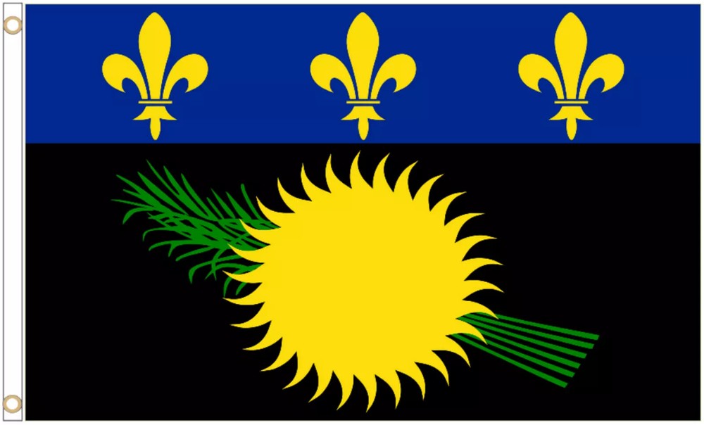 Guadeloupe Polyester Flag - Choice of Sizes