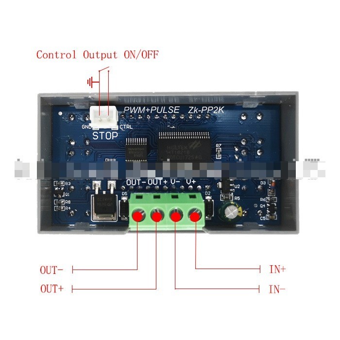 ZK-PP2K PWM Motor Speed Controller Regulator Frequency Cycle Adjustable Module