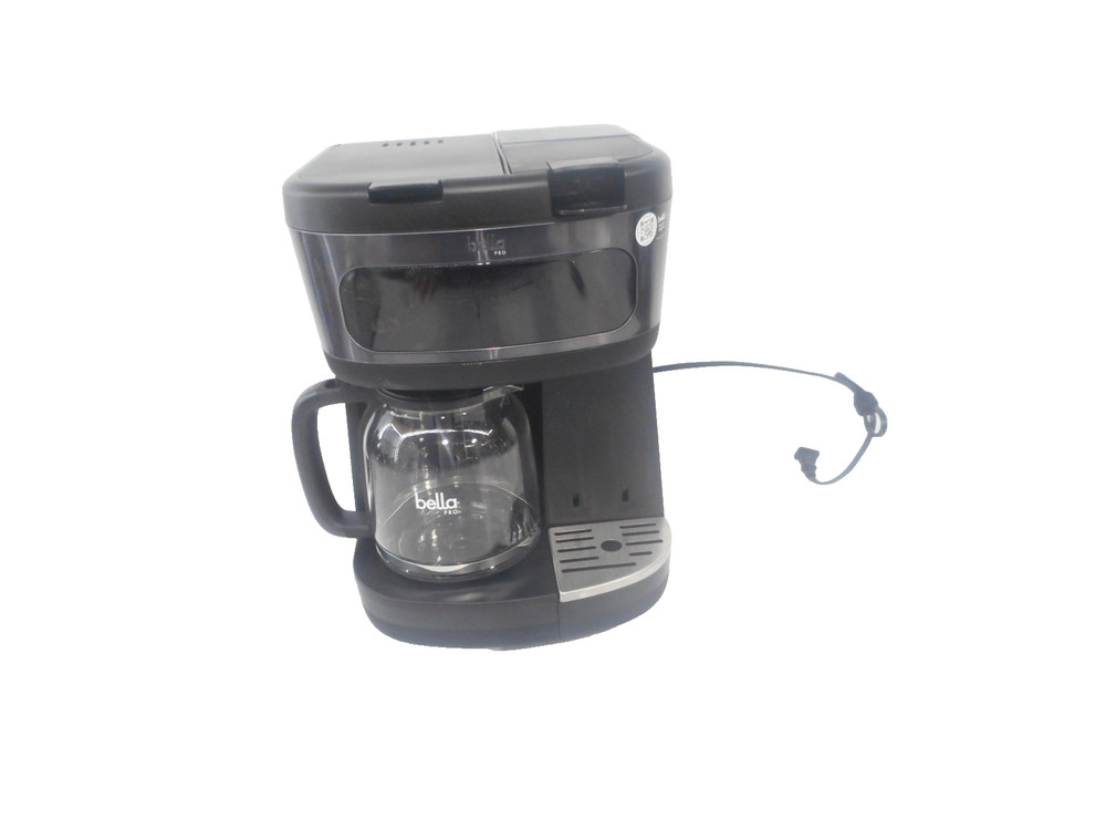 bella PRO MultiBrew 12-Cup Drip & Single-Serve Coffee Maker - Black