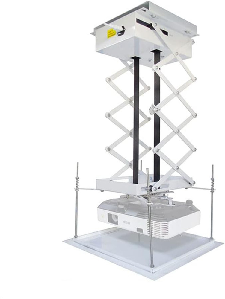 Electric Ceiling Projector Mount with Remote Control, 22Lbs Capacity, 39In Range