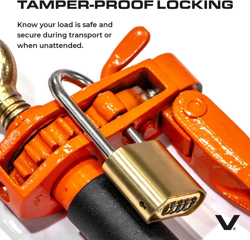 VULCAN Folding Handle Load Binder Ratchet 2 Pack 6600 lbs