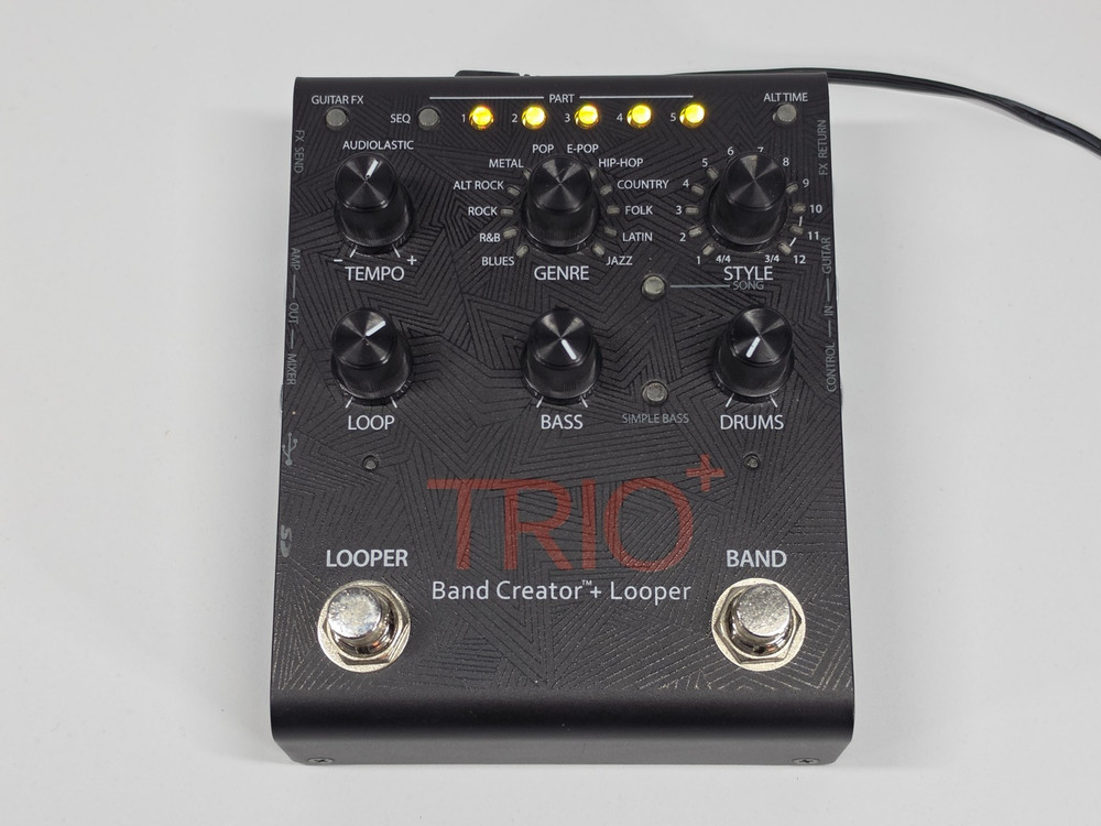DigiTech Trio+ Plus Band Creator and Looper Guitar Effects Excellent Condition