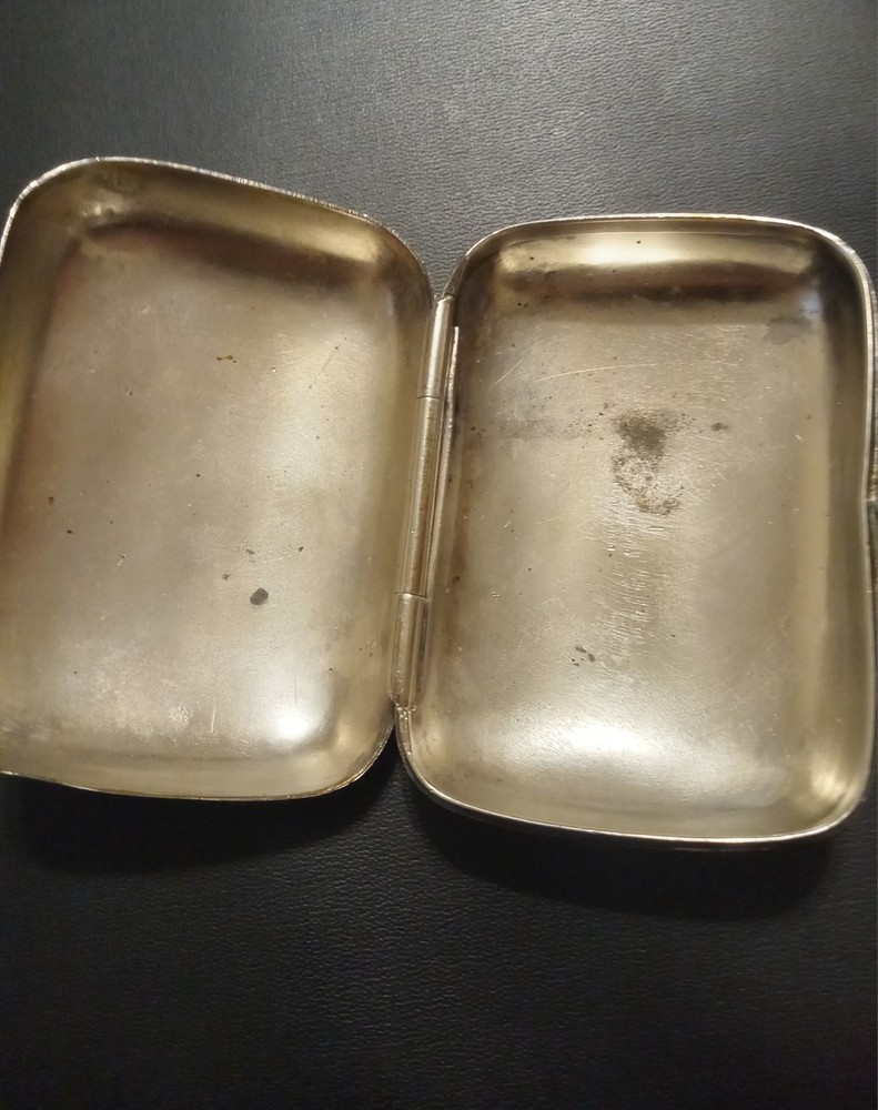 Antique Derby Silver Co Silverplated Soap Case