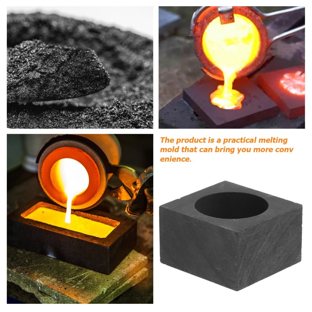 Smelting Tools Graphite Crucible Mold Ingot Molds for Casting Metal