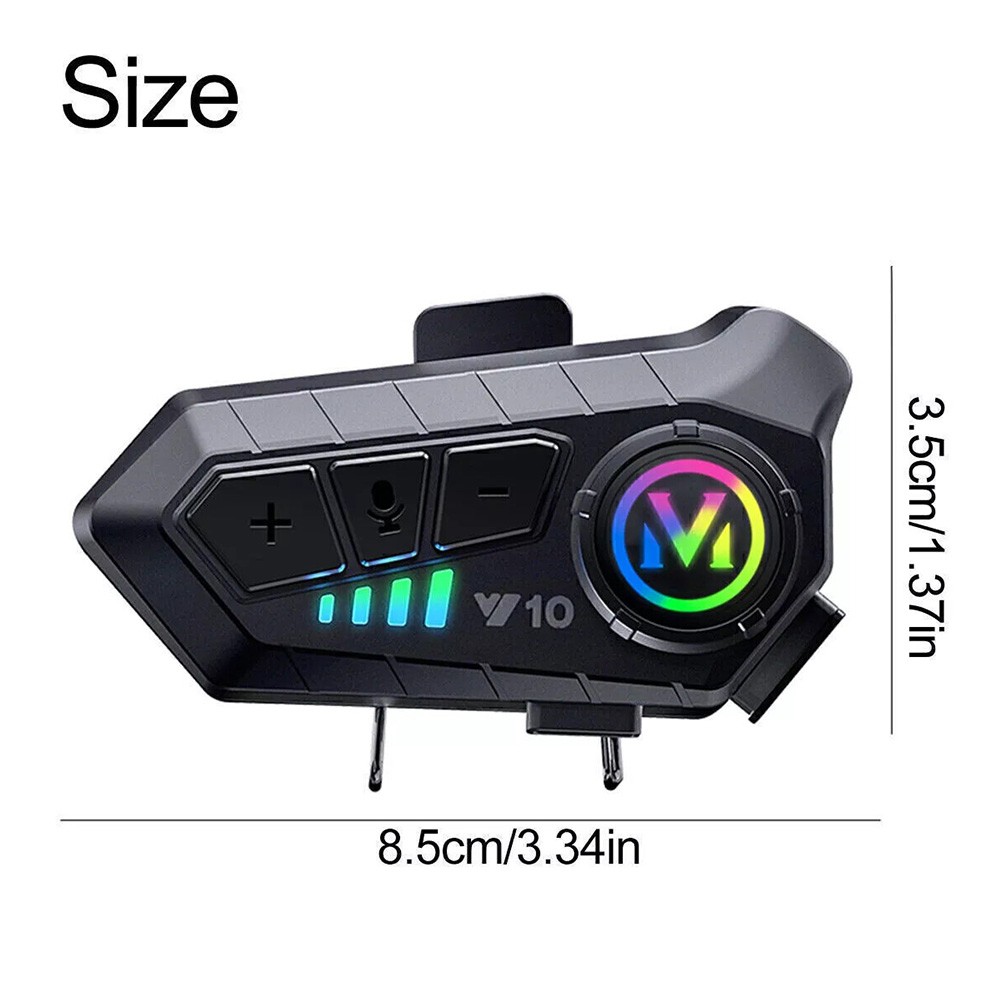 Motorcycle Helmet Headset Speaker Wireless Headphone Support bluetooth 5.3