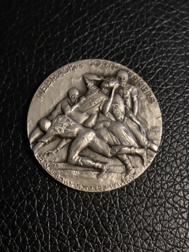 Rare Nebraska Cornhuskers 1970 Constantine Affer Medal Different Numbers