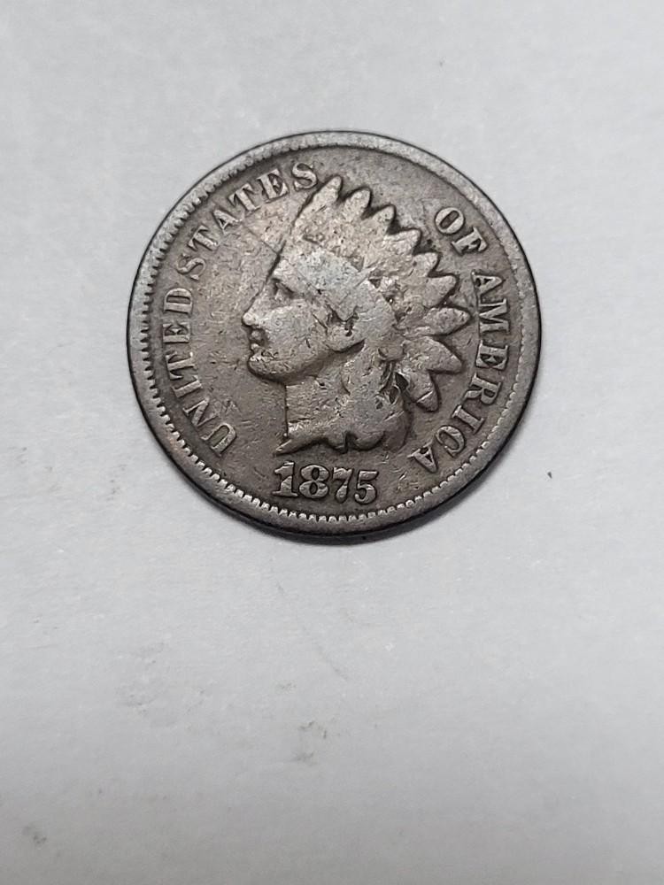 1875 Indian Head Cent CHEAP !!!!