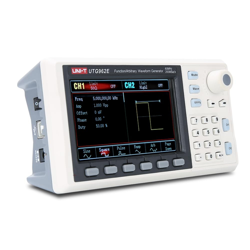 UNI-T UTG962E Arbitrary Waveform Generator Function Generator Kit 60Mhz Dual-Cha