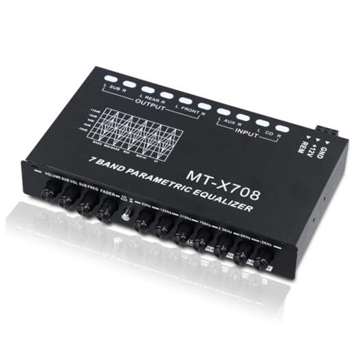 7-Band Car Audio Equalizer, Car Audio Graphic Equalizer, Car Equalizer with