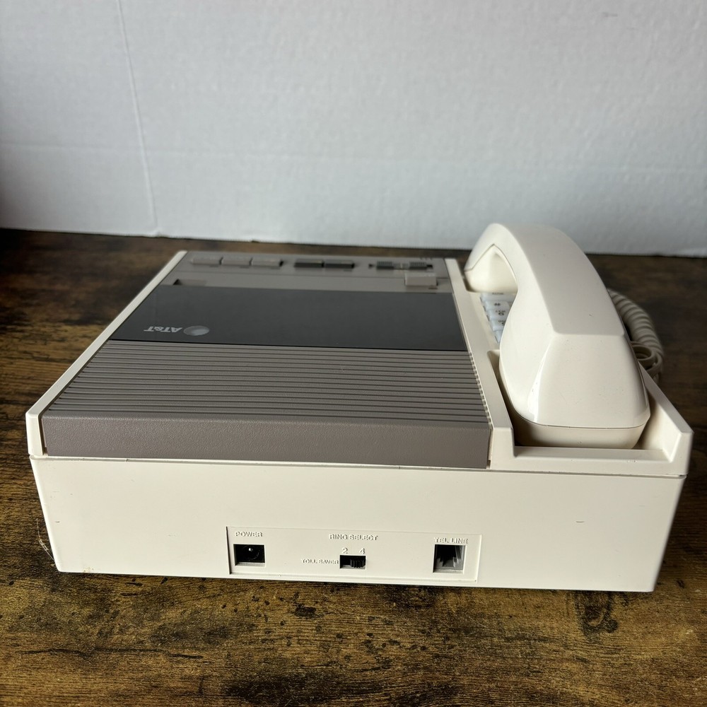 AT&T Model 1510 Answering System Retro 2-Way Programmable Office Phone - White