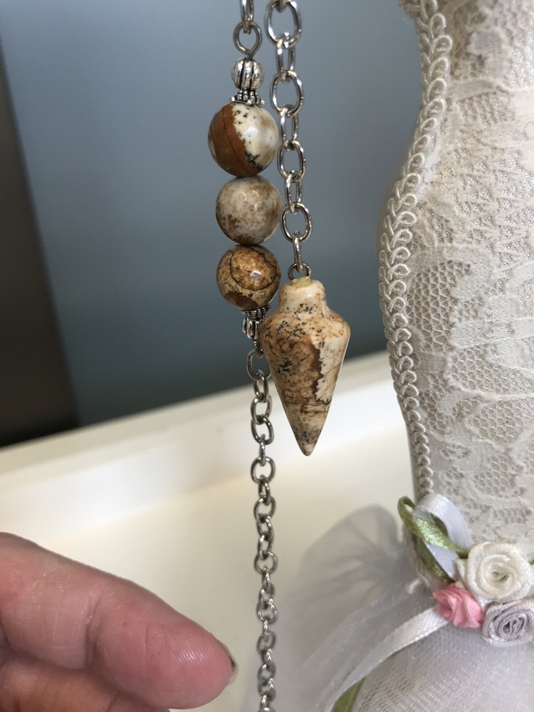 Picture Jasper Pendulum Spirit Communication Ghost Talk 567