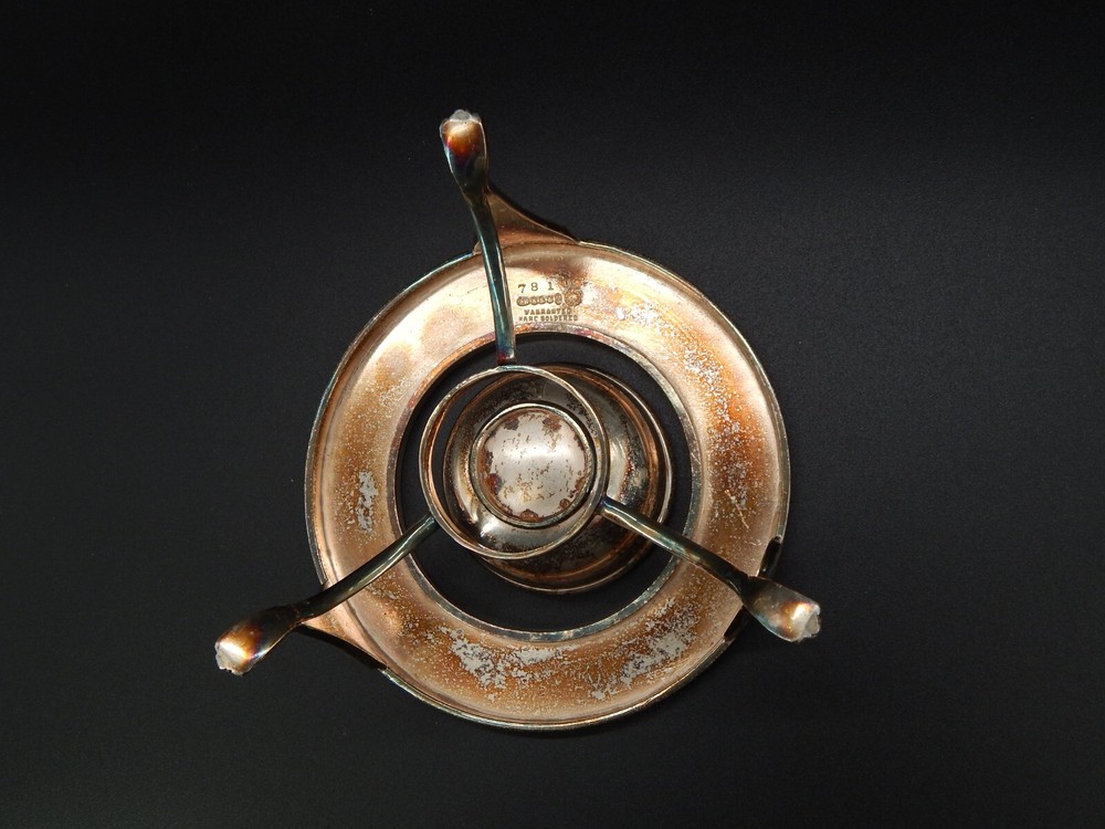 John Round & Son Silver Plated Tea Kettle & Warmer - READ DESCRIPTION