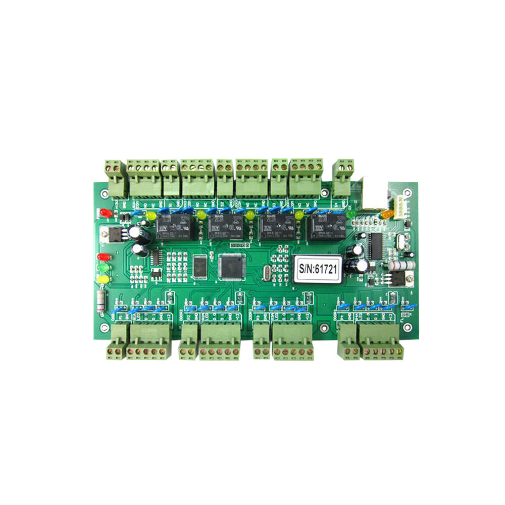 TCP/IP Four 4 Door power supply iron box Access Controller DC12V