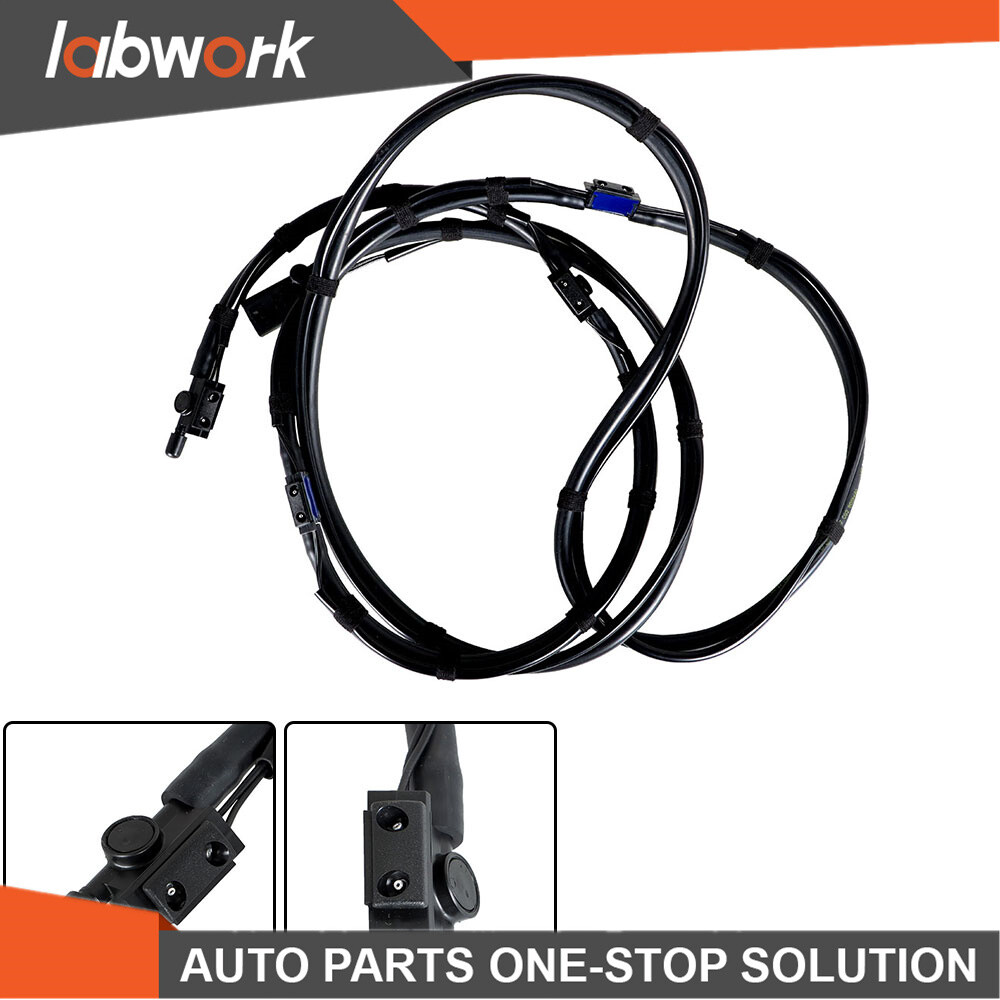 Labwork Front Windshield Washer Hose W/ Heated For Mercedes-Benz 2007-2014 Black