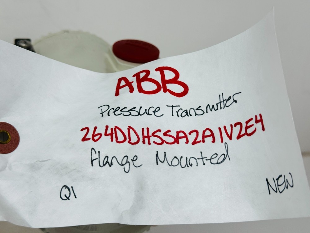 Abb 264DDHSSA2A1V2E4 Hart Differential Pressure Transmitter Flange Mounted