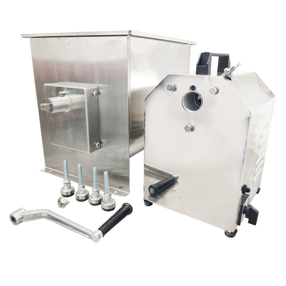 110V Electric/Manual Meat Stuffing Mixer Machine25-35QT Stuffing Processing