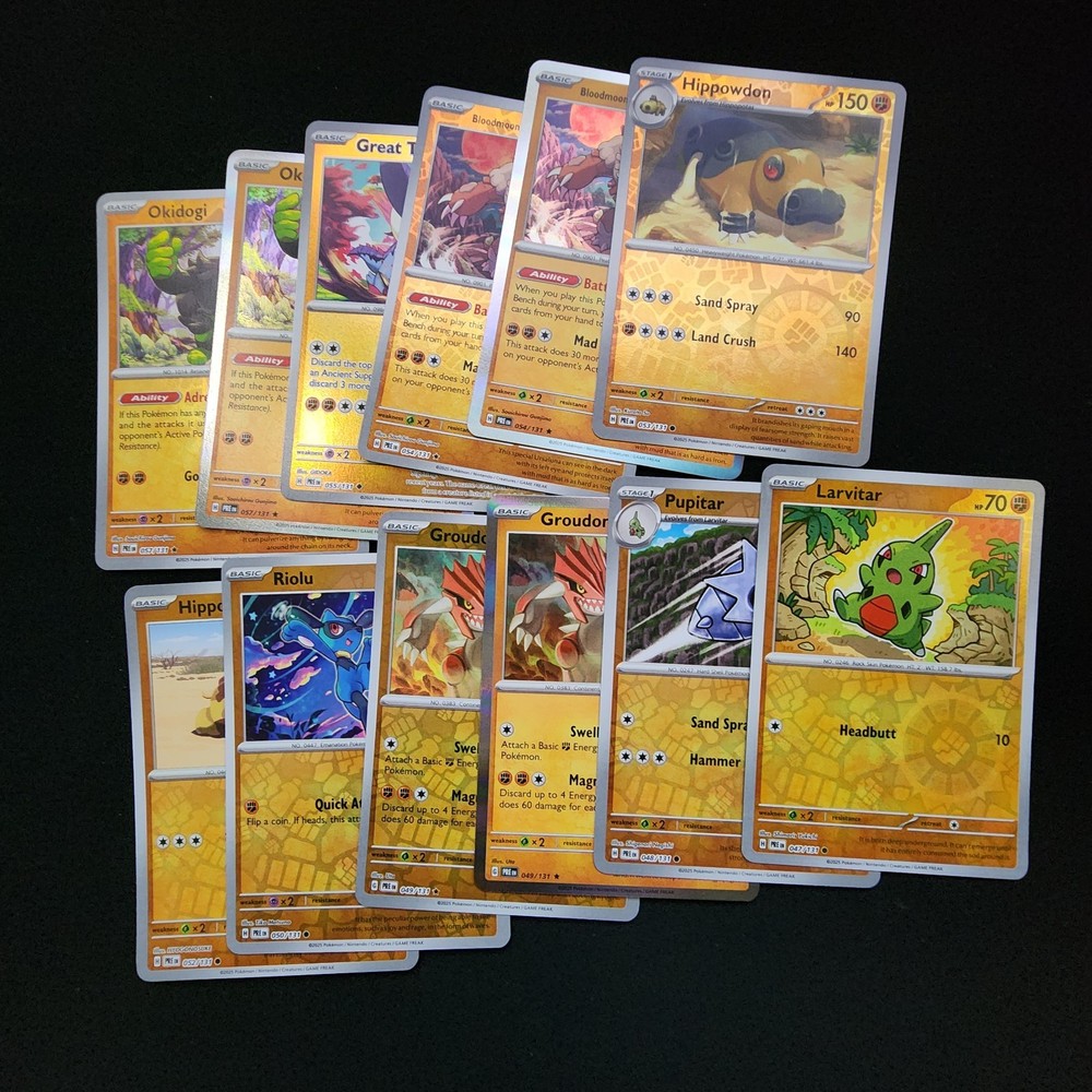 Pokemon Prismatic Evolutions Complete Holo & Reverse Holo Set Bundle x121 Cards