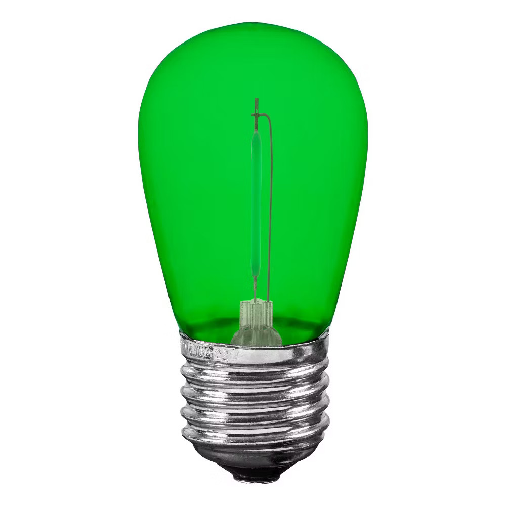 Novelty Lights Outdoor String Light Replacement Bulbs, 25 Pack S14 LED Edison