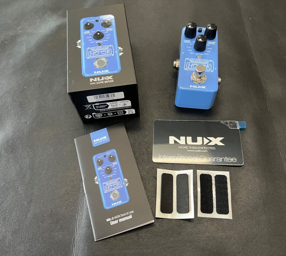 NuX NDL-3 Hook Drum & Loop Looper Pedal New!
