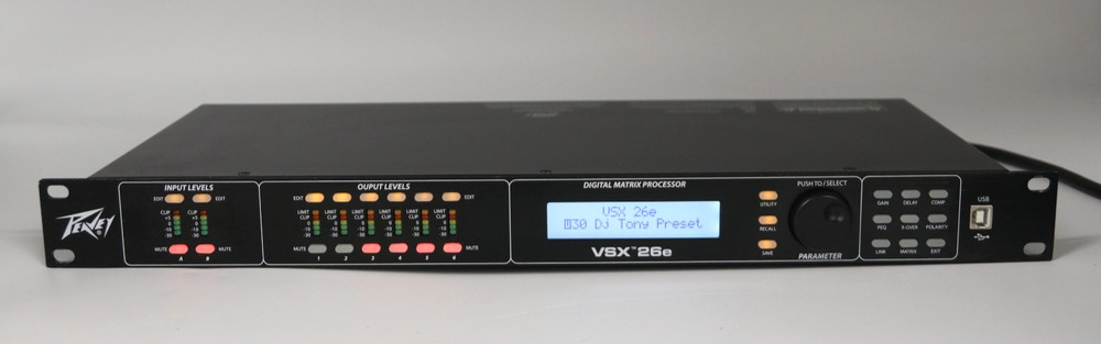 Pevaey VSX 26e Digital Matrix Processor Loudspeaker Management System *READ*