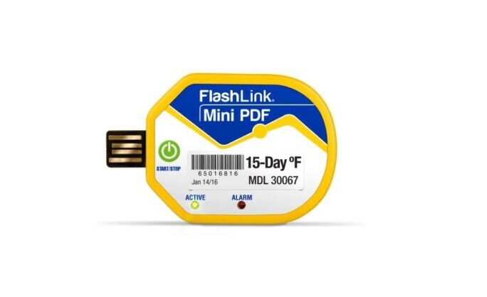 40x DeltaTrak Flashlink Mini PDF In-Transit Logger