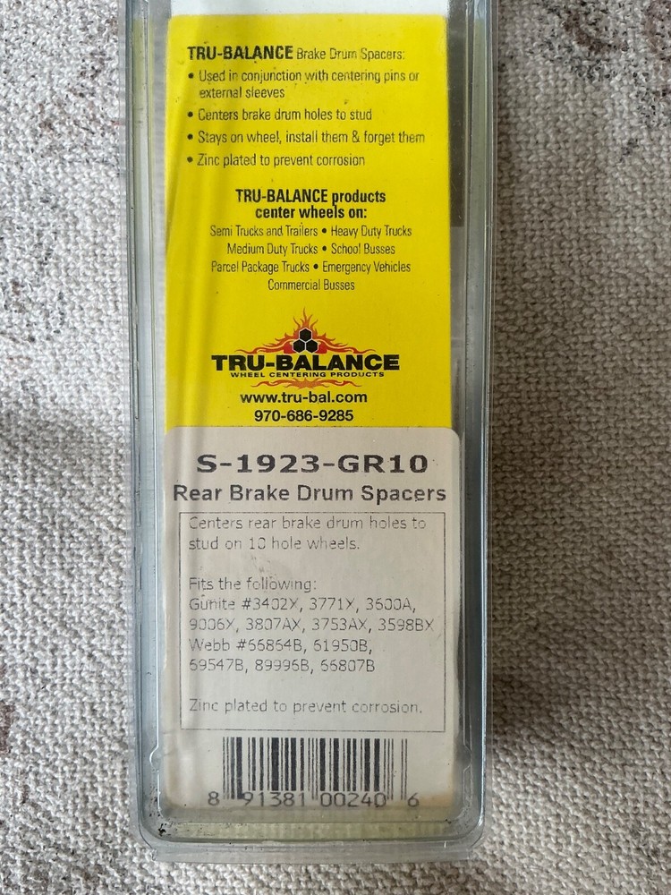 Tru-Balance S-1923-GR10