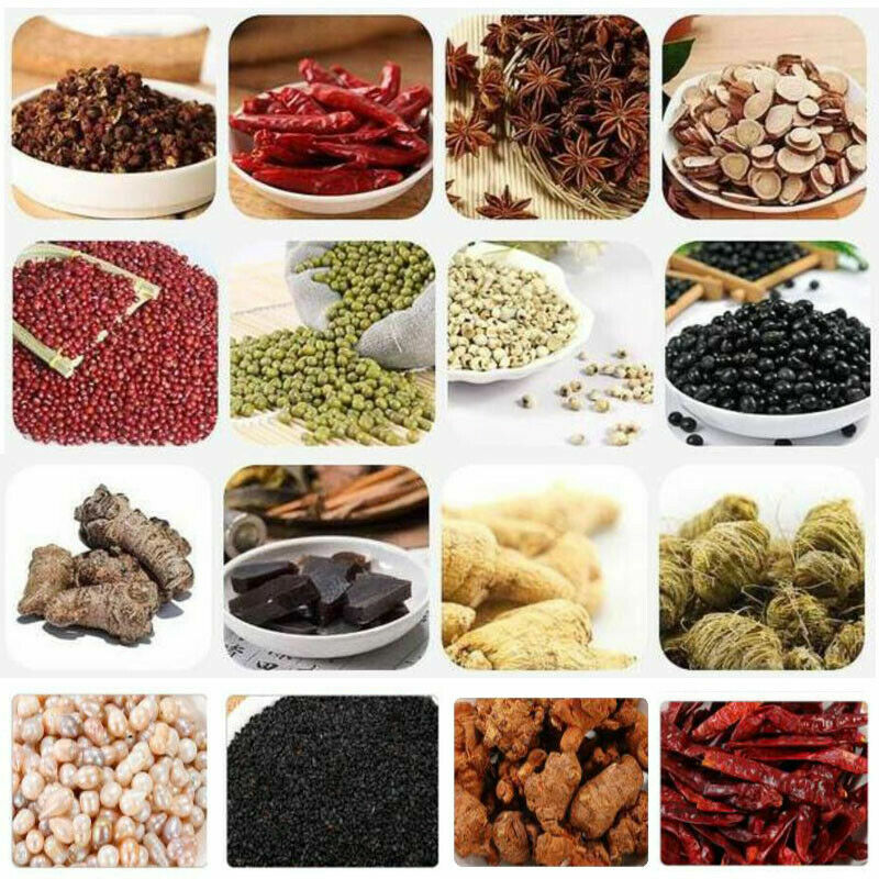 220V Electric Grain Grinder Coffee Bean Nuts Mill Grinding Machine Kitchen 800g
