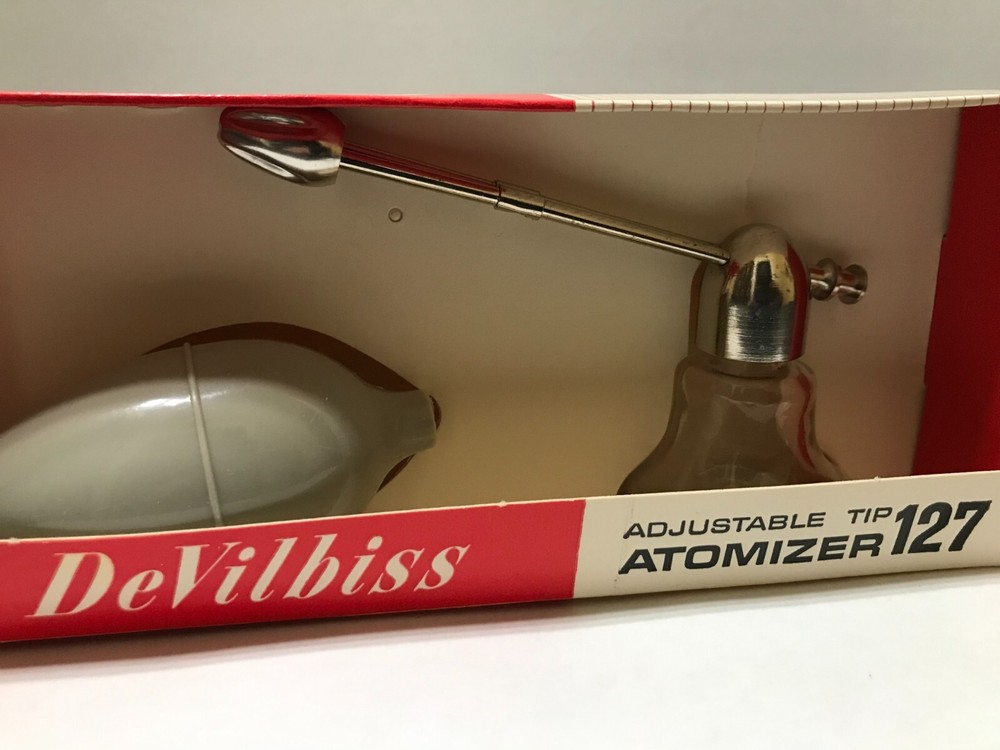 DeVilbiss - Adjustable Tip Glass Bottle Atomizer - Model 127