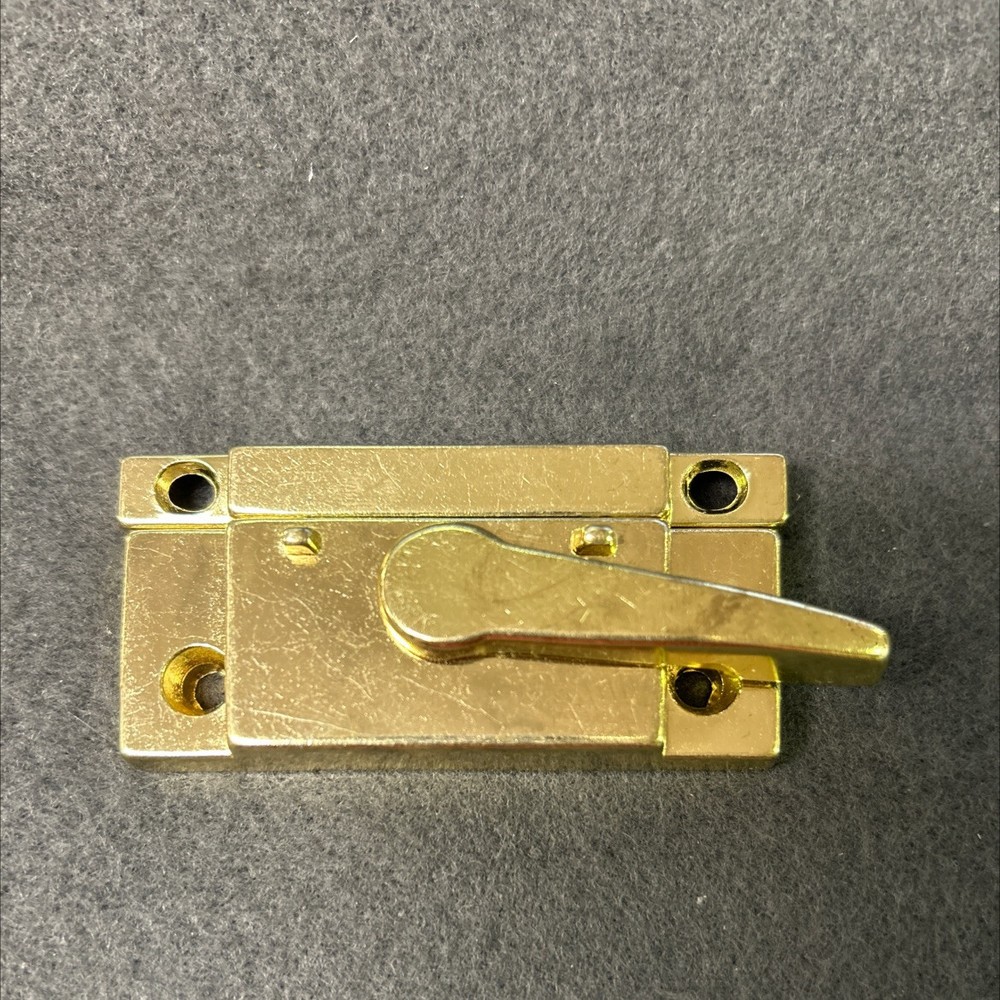 (5 Pack) AS-IS Narrow Sash Lock Brass Plated