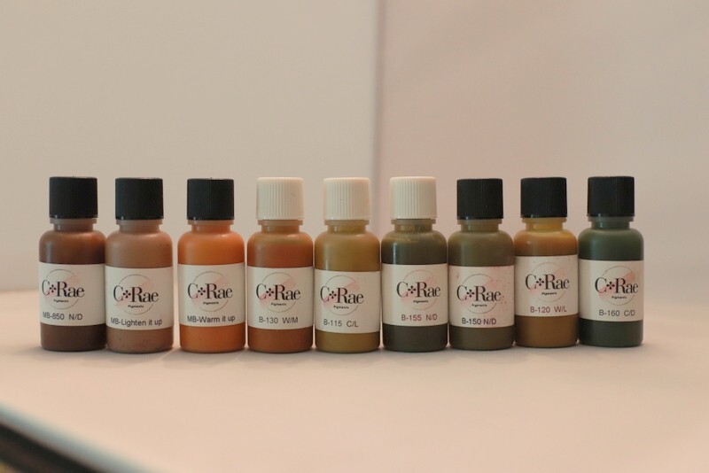 9 colors set CRae Microblading M Liquid Pigment For Eyebrows Brows