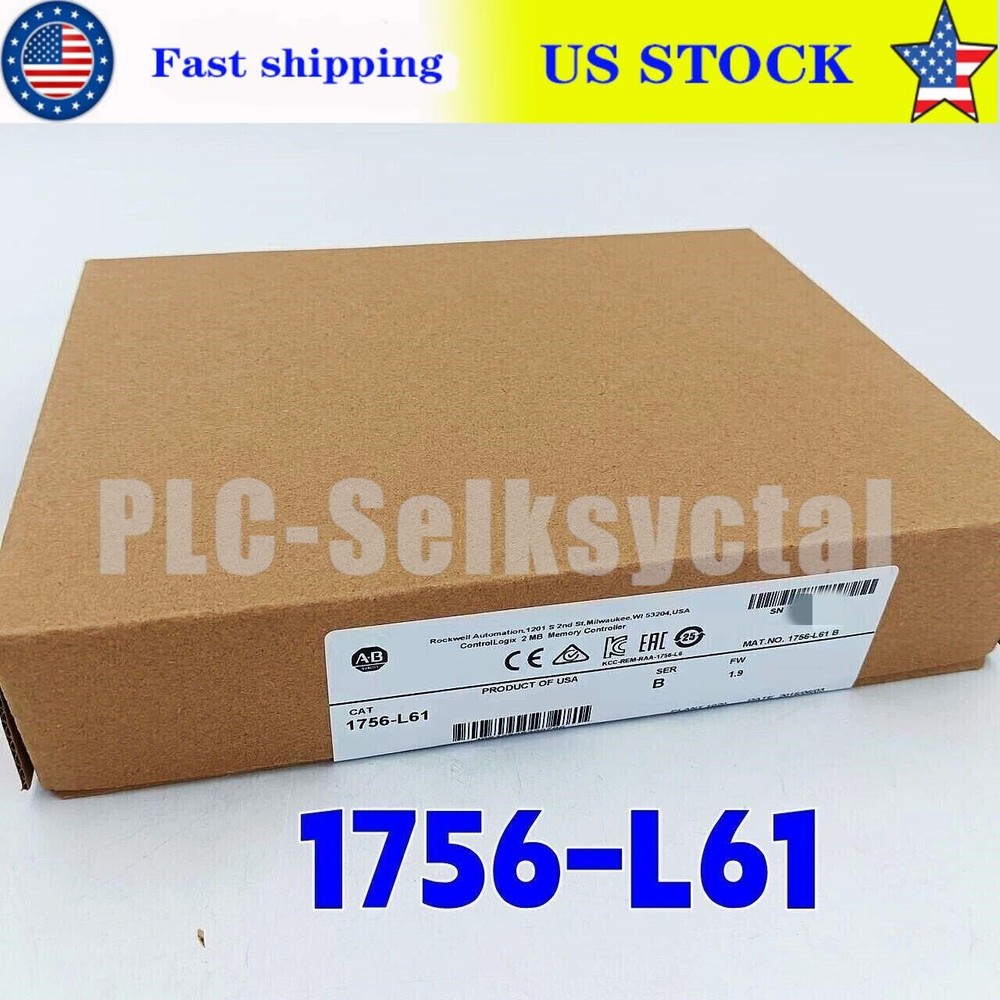 New Factory Sealed Allen Bradley 1756-L61 ControlLogix 2MB Memory Controller