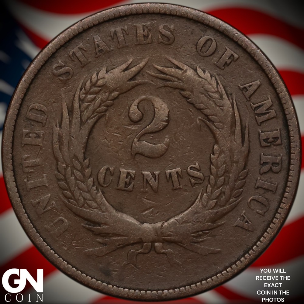 1868 2 Cent Piece A1724