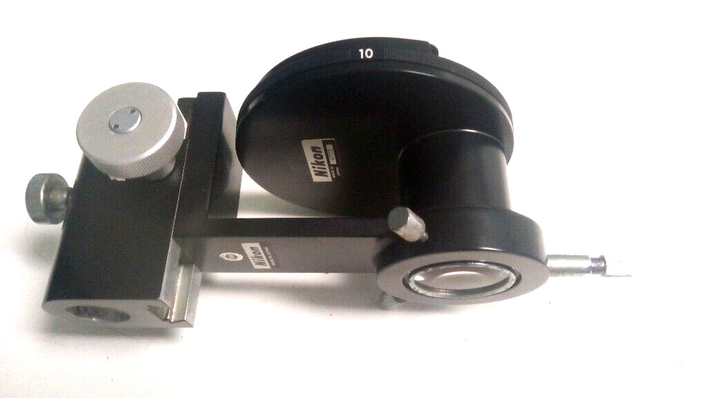 Nikon Phase Contrast Attachment For Vintage Black Inverted Microscope