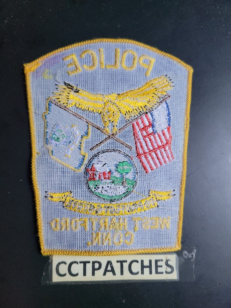 WEST HARTFORD, CONNECTICUT POLICE SHOULDER PATCH CT