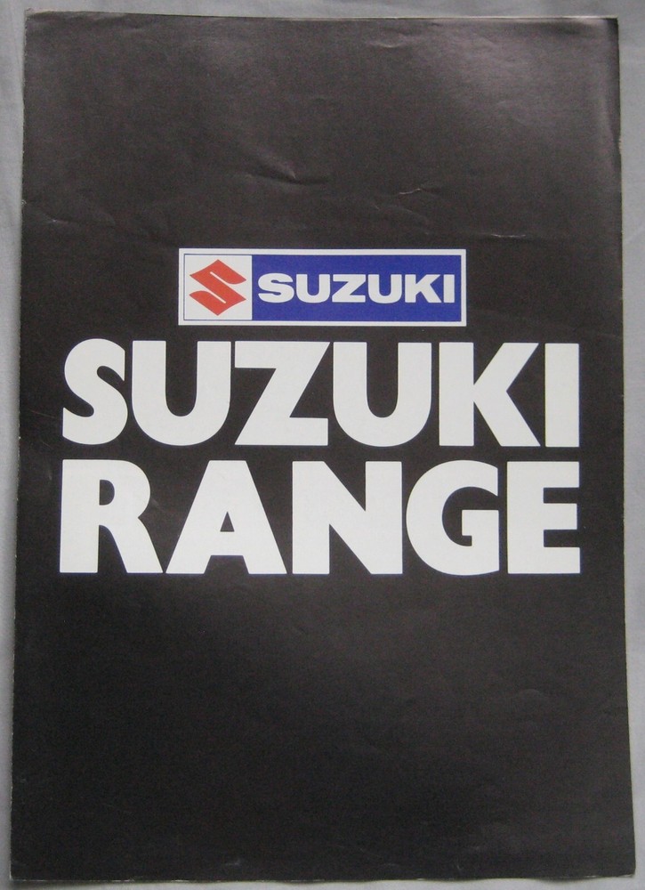 1982 Suzuki range Brochure