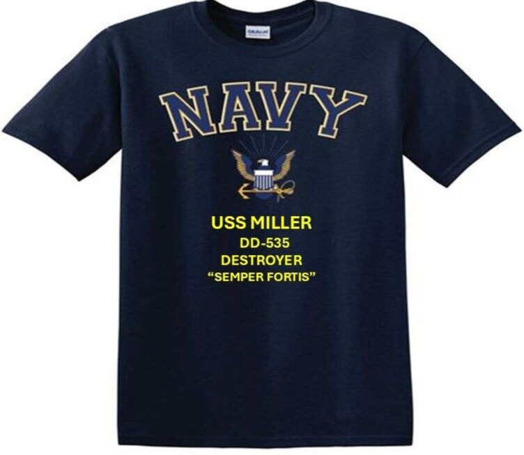 USS BOYD DD-544 * DESTROYER*EAGLE SHIRT* NAVY OFFICIALLY LICENSED