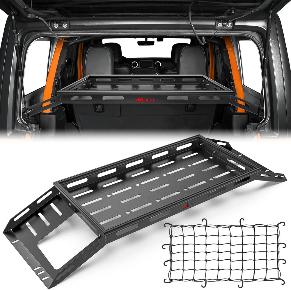Interior Storage Rear Trunk Cargo Rack Basket Tray Interior Storage Luggage Carr