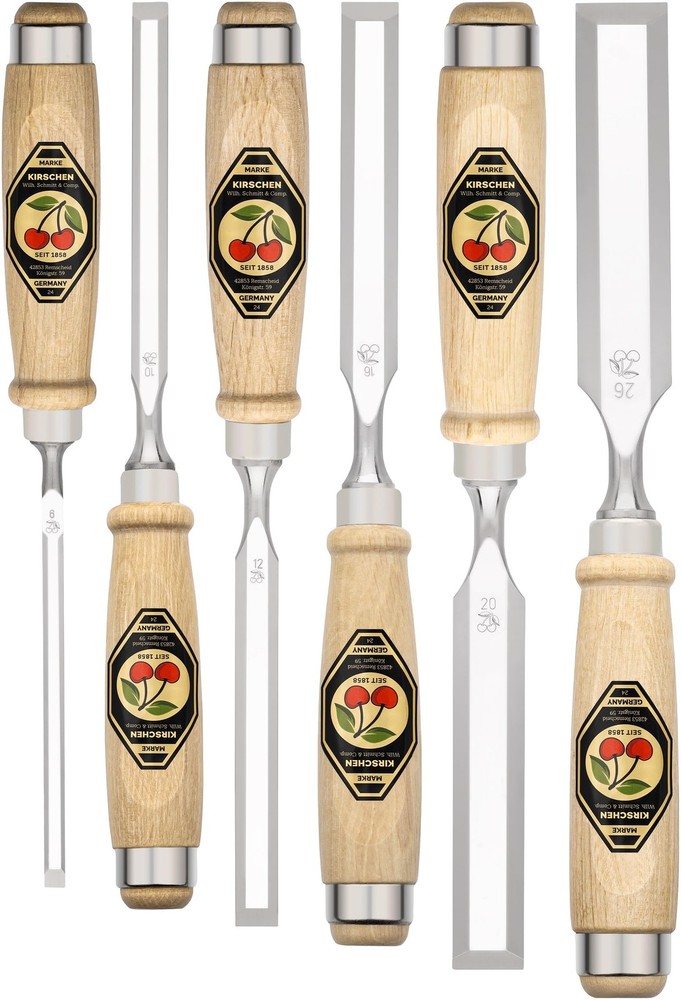 Kirschen 6-Piece Chisel Set Wood Box