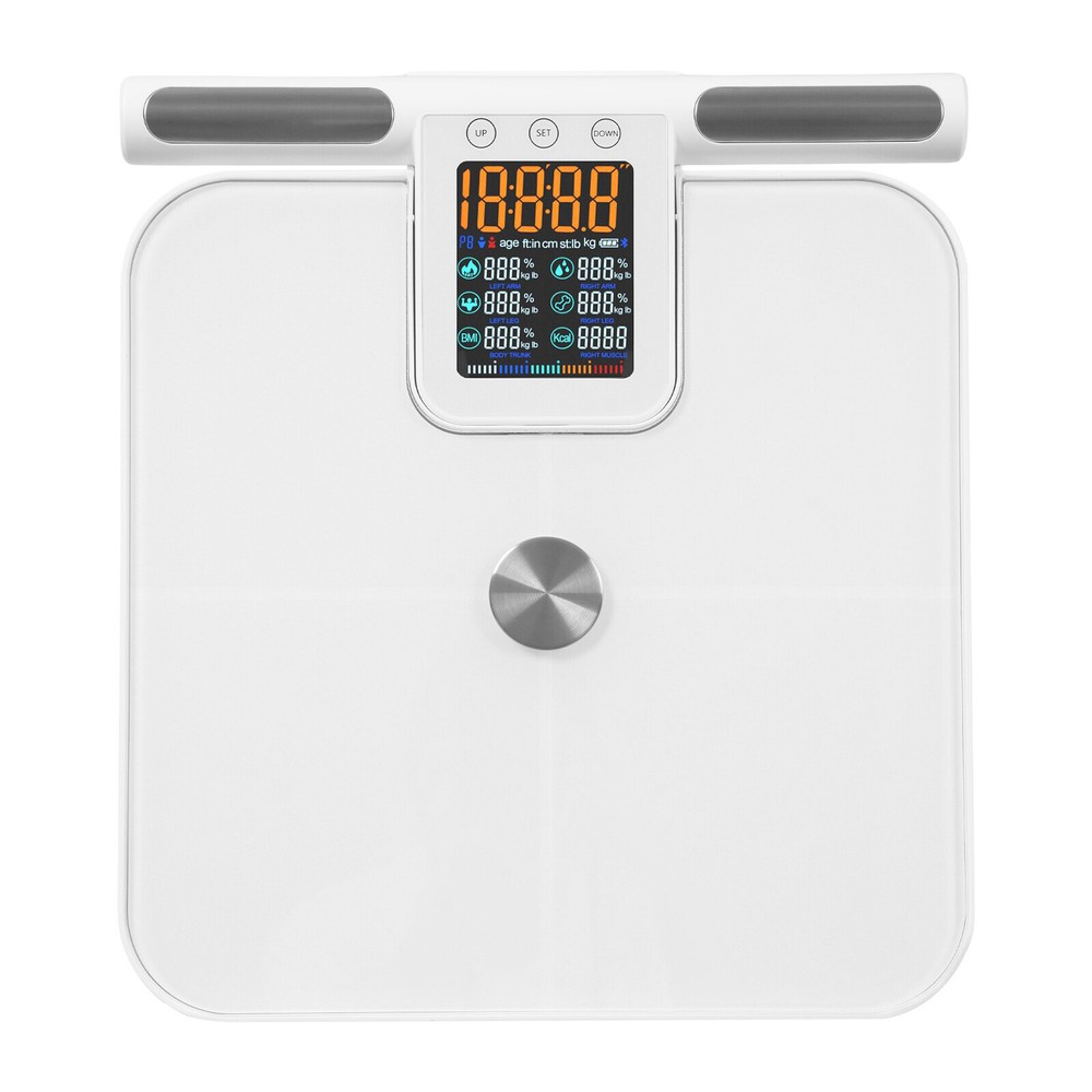 8 Electrode Smart Body Fat Scale with App - Body Composition Analyzer