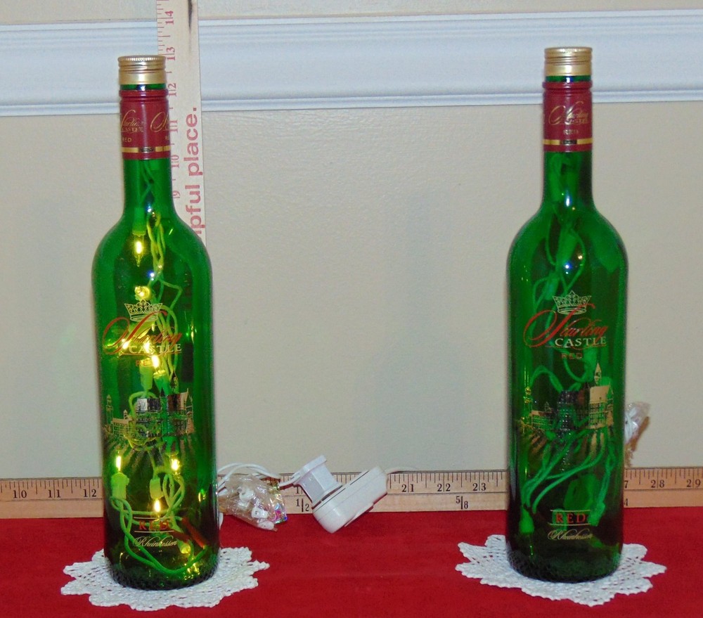 Starling Castle "Red" Bottle Lamp