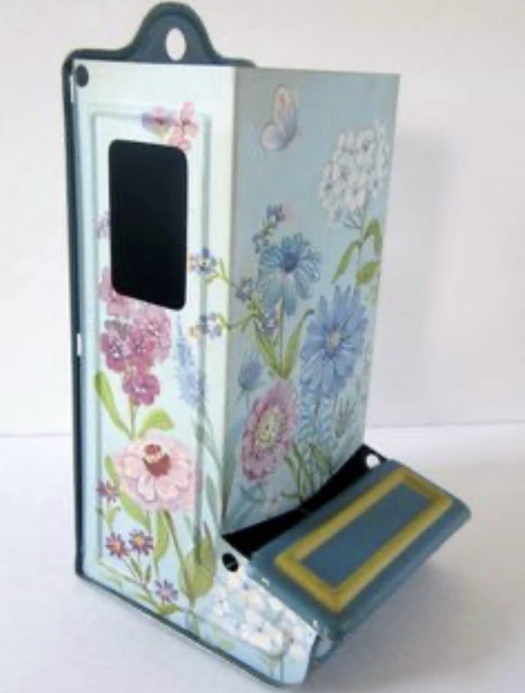 Vintage Jasco Tin Match Box Holder