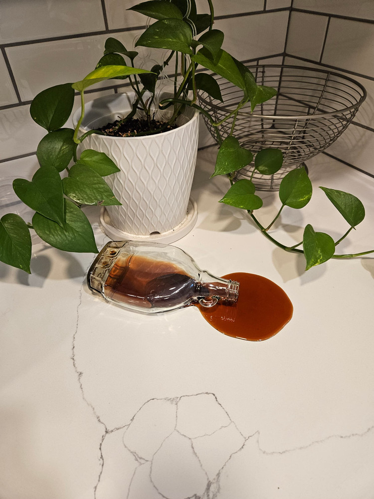 Spilled Syrup Prank / Prop