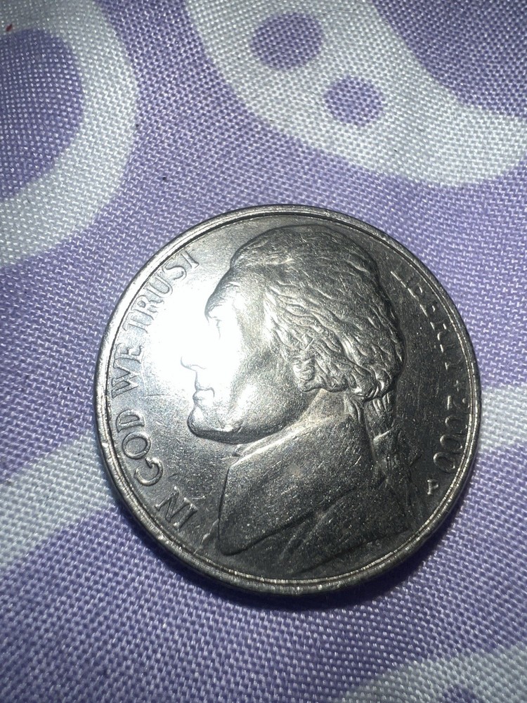 2 Sided Double Headed Nickel Front &Back both Heads 2 Different Years 2000/1982