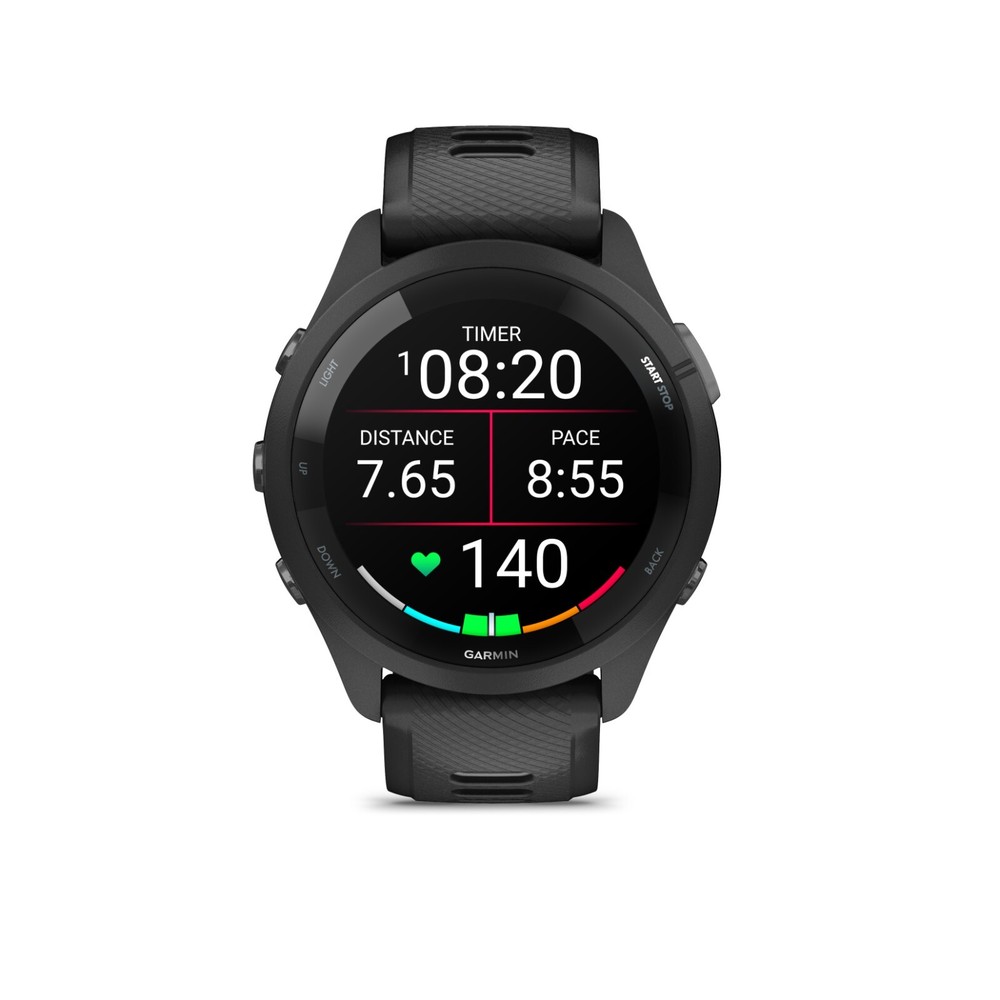 Garmin Forerunner 265 GPS Running Smartwatch AMOLED Display Black