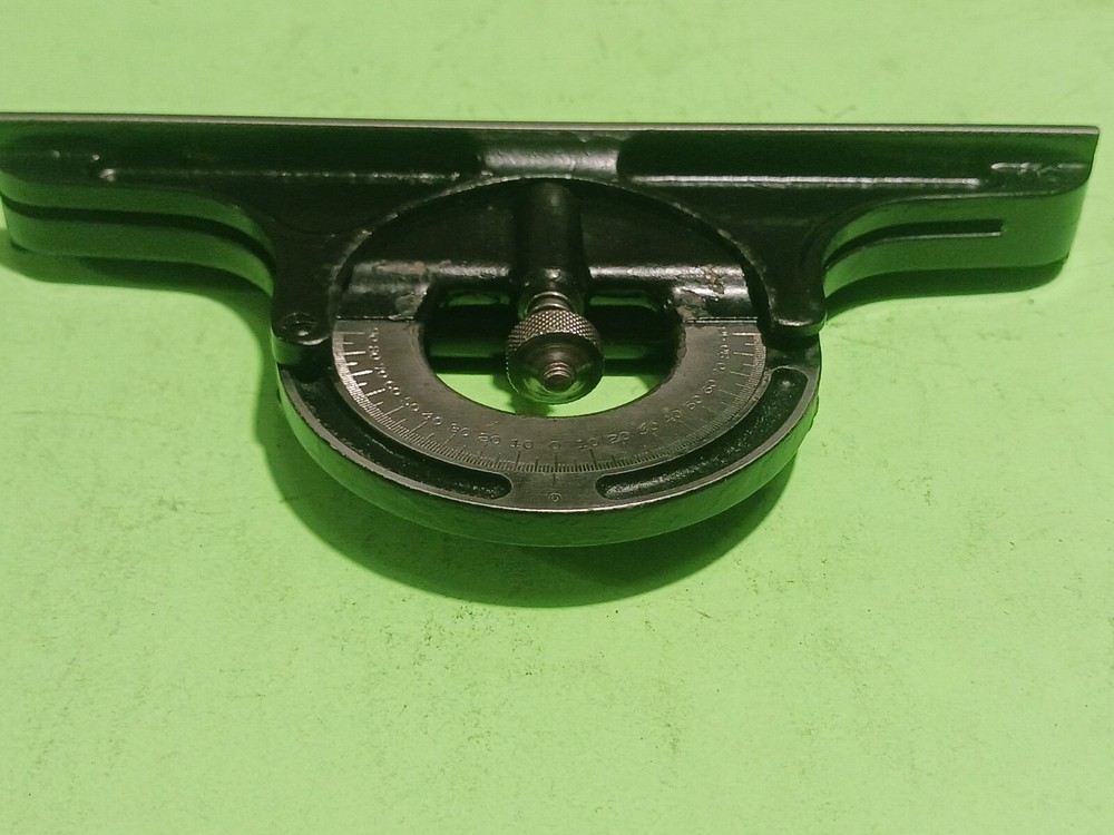 LUFKIN PROTRACTOR HEAD FOR 12" COMBINATION SQUARE WORK GREAT GOOD CONDITION