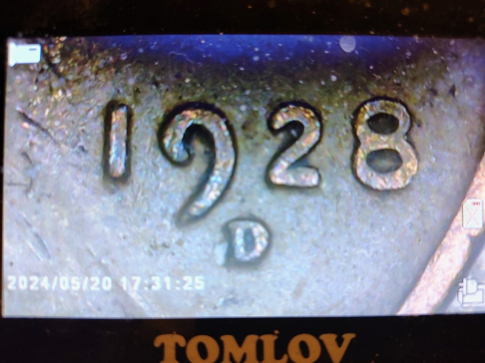 1928 D Wheat Cent With A Rim Cut On The Obverse Error